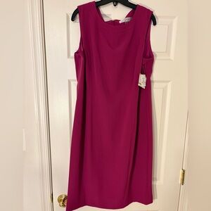 Cerise Sleeveless Dress